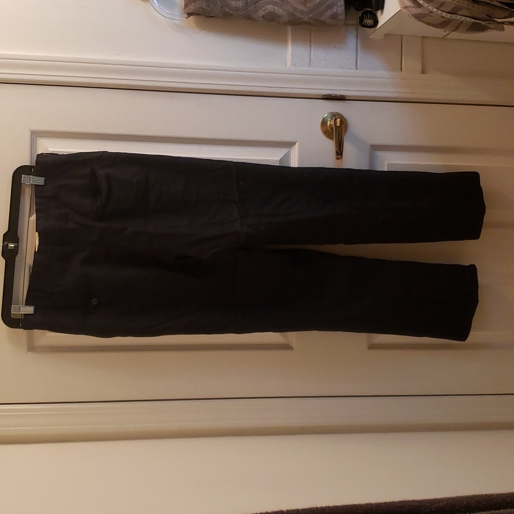 Vintage 1960s 1970s Black Dress Pants Size 31 - Picture 5 of 6